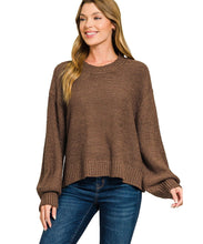 Oversized Balloon Sleeves Sweater