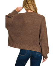 Oversized Balloon Sleeves Sweater