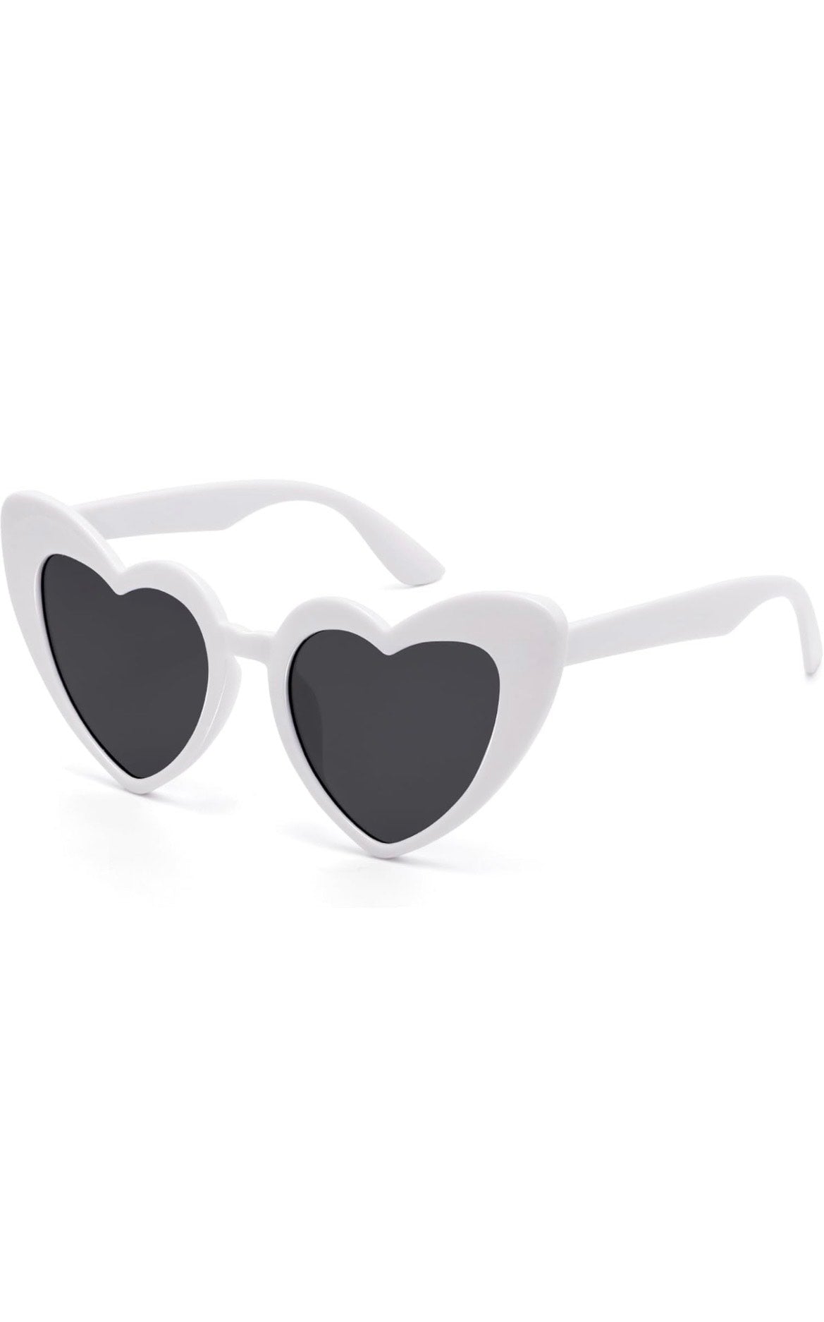 Women Heart Shaped Sunglasses - Various Colors