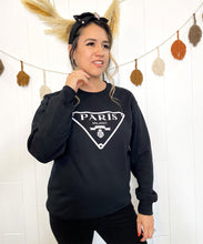 NEW - Paris Milano Black Sweatshirt - Mama and Mini Collection - Adult Sizing