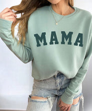 Varsity Font MAMA Premium Bella Canvas Crew
