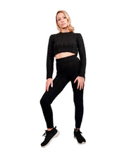 Brooklyn Knit Two Piece Cropped Sweater and Leggings Set