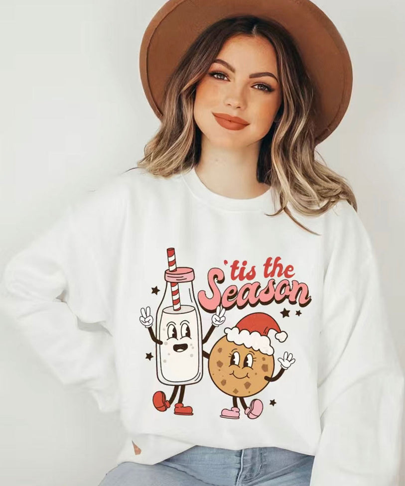 Christmas Cookie and Milk Sweatshirt