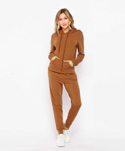 Mocha Latte Pocket Hoodie & Jogger Set