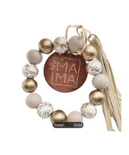 MAMA Beaded Key Chain Bracelet