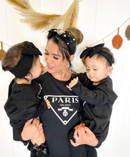 NEW - Paris Milano Black Sweatshirt - Mama and Mini Collection - Adult Sizing