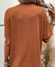 Hello Fall T-shirt - Pumpkin Spice Color