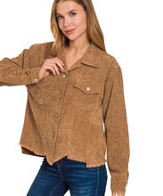 Distressed Corduroy Jacket
