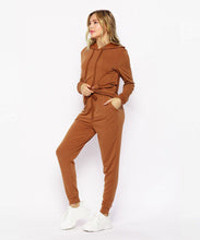 Mocha Latte Pocket Hoodie & Jogger Set