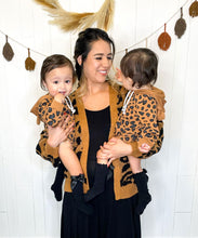 Baby Leopard Print Hooded Onesie - Mom & Mini Collection Style