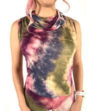 "Ninja Dye" Biker Short Tie Dye Matching Set with Built-In Face Mask