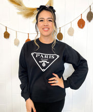 NEW - Paris Milano Black Sweatshirt - Mama and Mini Collection - Adult Sizing