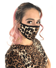 "Leopard Me" Biker Short Set with Matching Face Mask