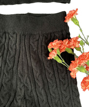 Brooklyn Knit Two Piece Cropped Sweater and Leggings Set