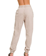 Cafe Latte Balloon Sleeves Sweatshirt and Jogger Set